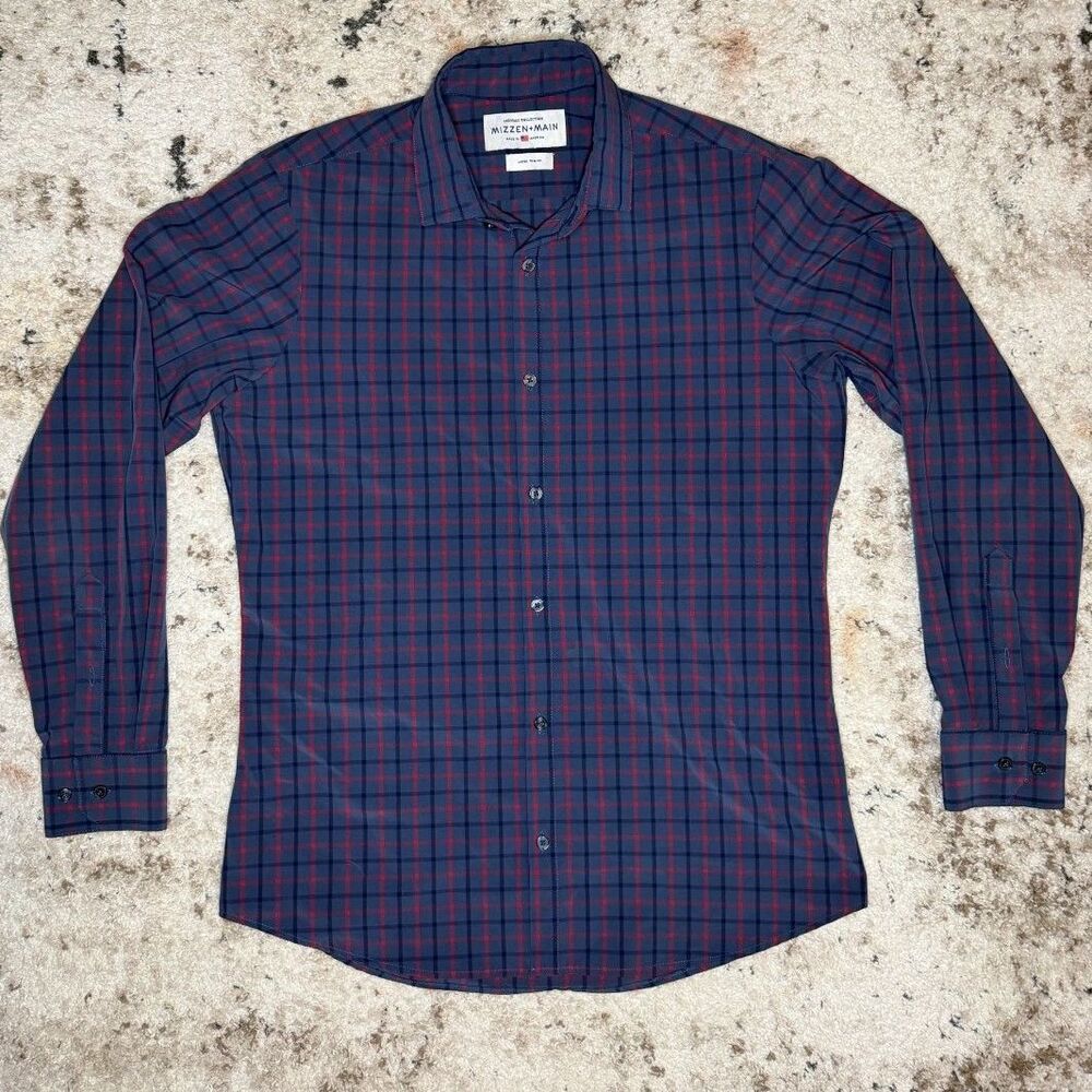 Mizzen+Main Leeward Plaid Performance Button-Up